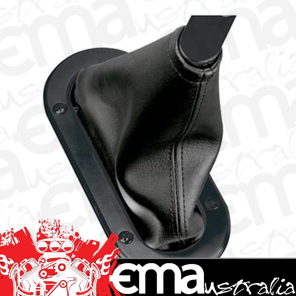 Lokar LK-X70-BHBF Midnight Series Black Hand Brake Boot & Ring Floor Mount