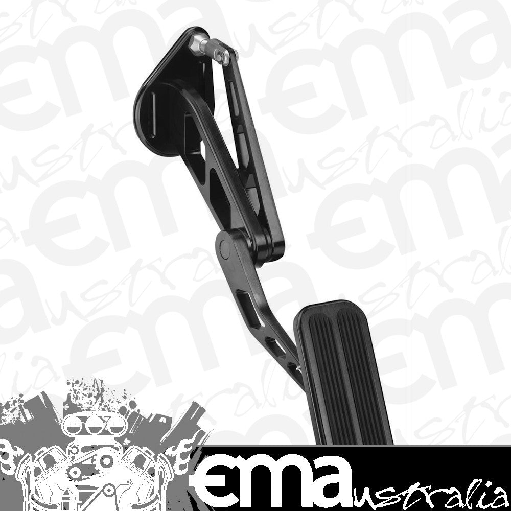 Lokar | LK-XBAG-6115 | Ford Billet Throttle Pedal Midnight Series Floor Mount Each