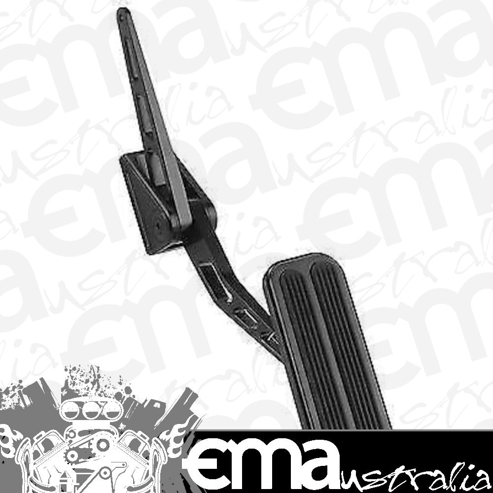Lokar LK-XBAG-6148 Firewall Centered Mount Accelerator Pedal Black Alloy/Rubber
