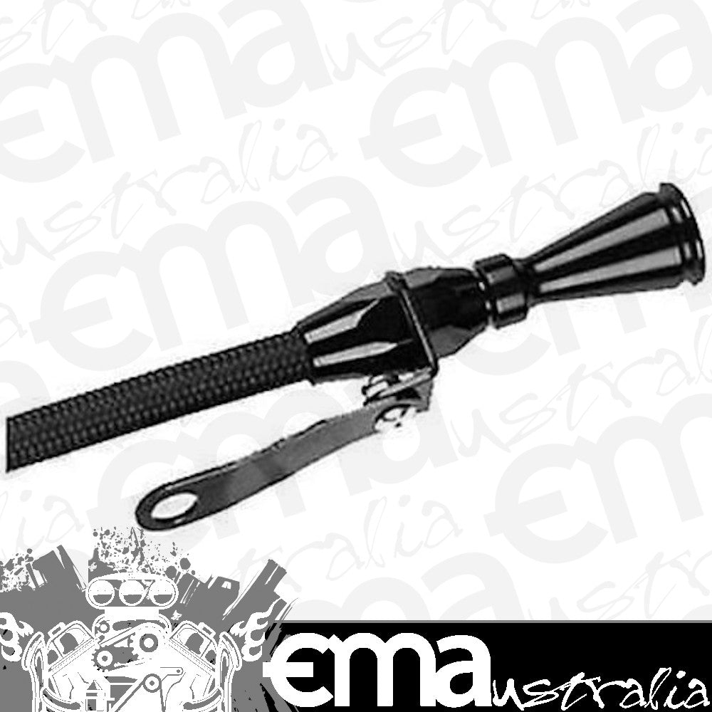 Lokar LK-XED-5023 Black S/Steel Flexible Engine Dipstick For Ford 302-351C V8