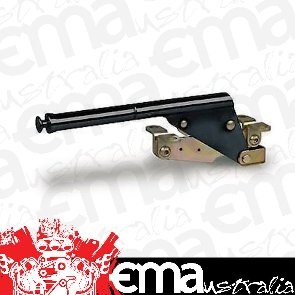 Lokar LK-XEHB-7000F 11.5" Black Hand Brake Assembly Floor Mount