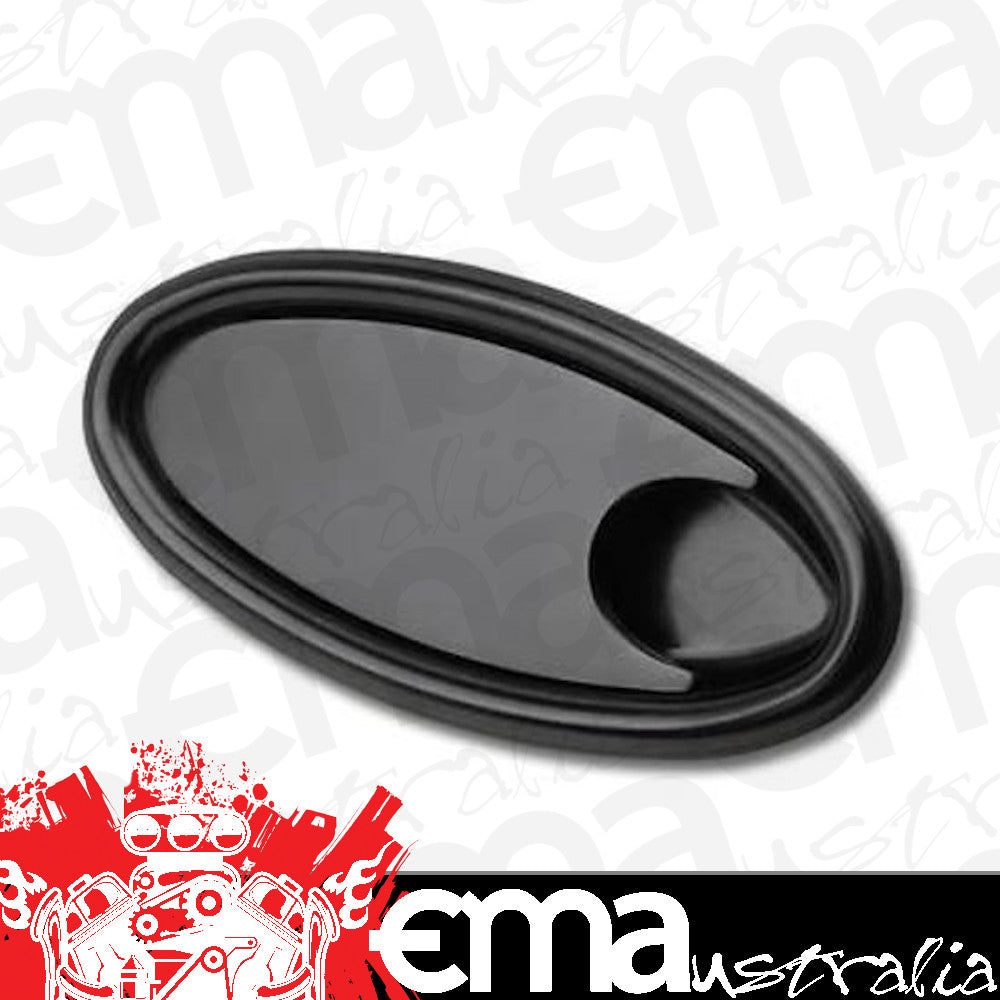 Lokar LK-XIDH-2000 Oval Interior Door Handles Black Billet Aluminium 1 Pair