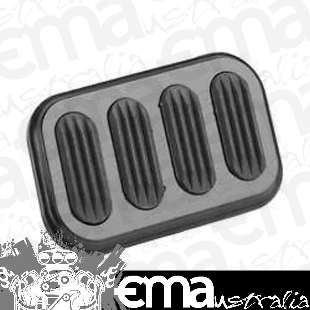 Lokar LK-XSG-6008 Brake Pedal Pad 2.750" W X 5" L Black Steel W/ Rubber