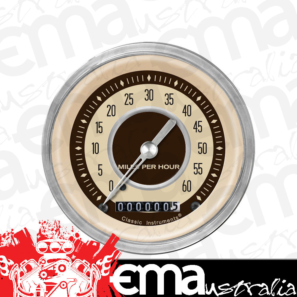 Classic Instruments LSNT Low Speed Speedo, Nostalgia VT