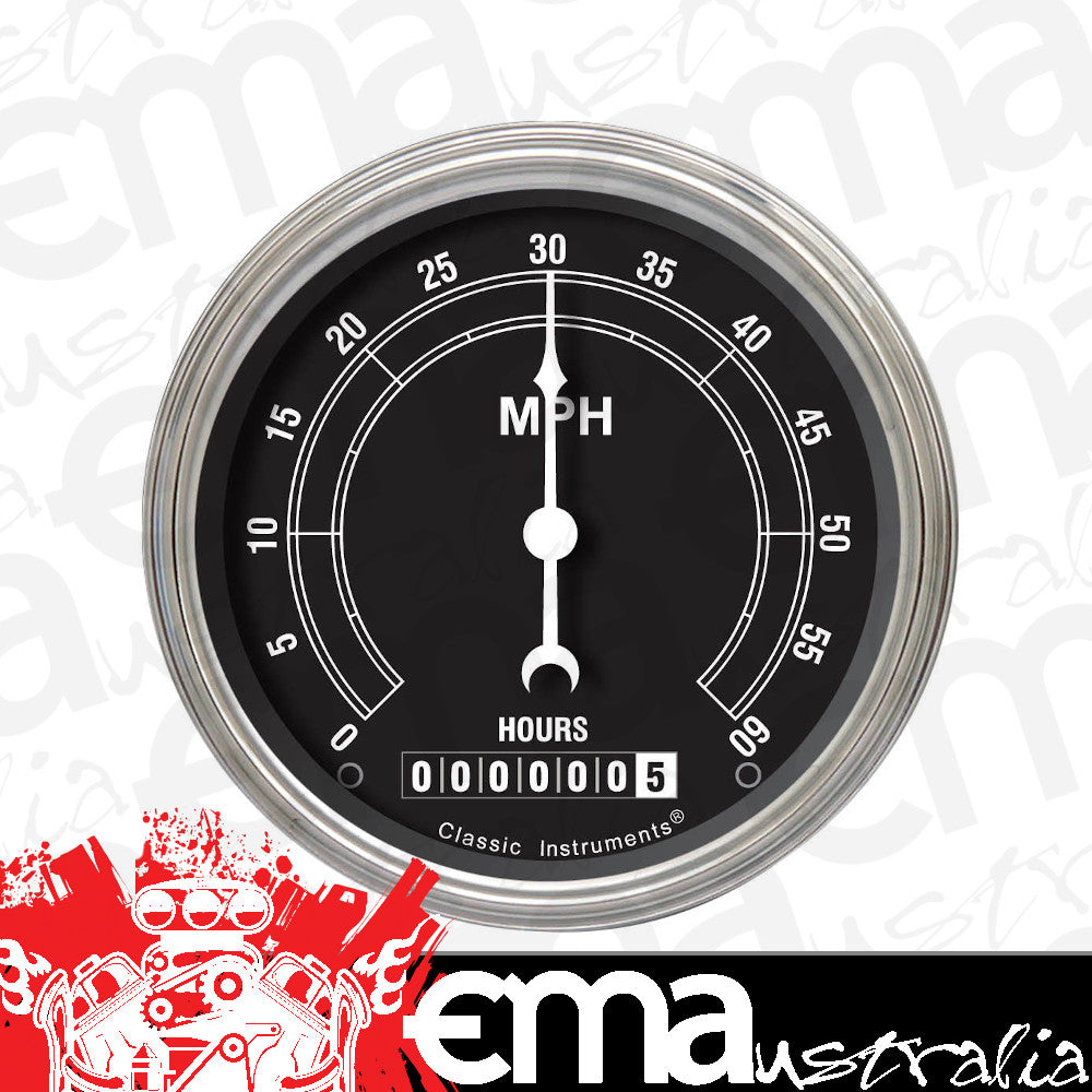 Classic Instruments LSTR Low Speed Speedo, Traditional