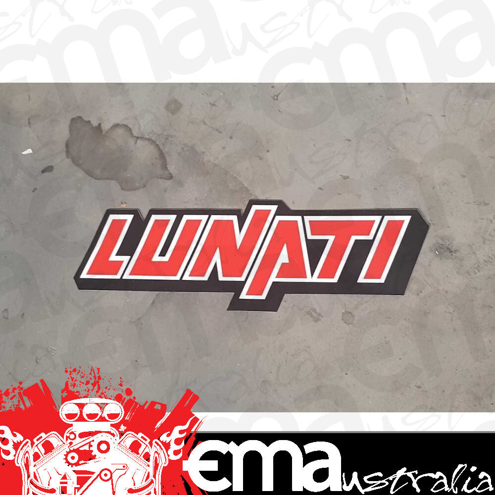 Lunati LT-99003 Vinyl Decal Sticker 10.5"