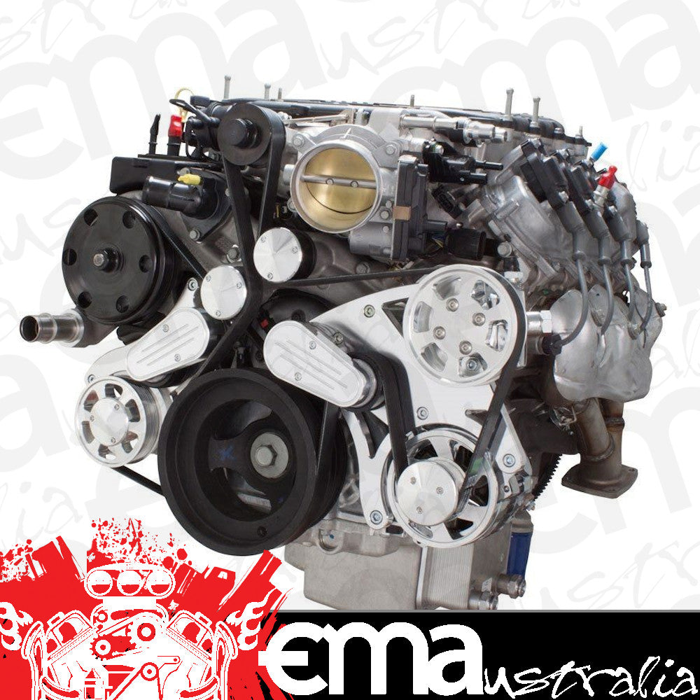 CVF LT4-WRAPTOR-PS Serpentine System for LT4 Supercharged Generation V - Power Steering & Alternator - All Inclusive