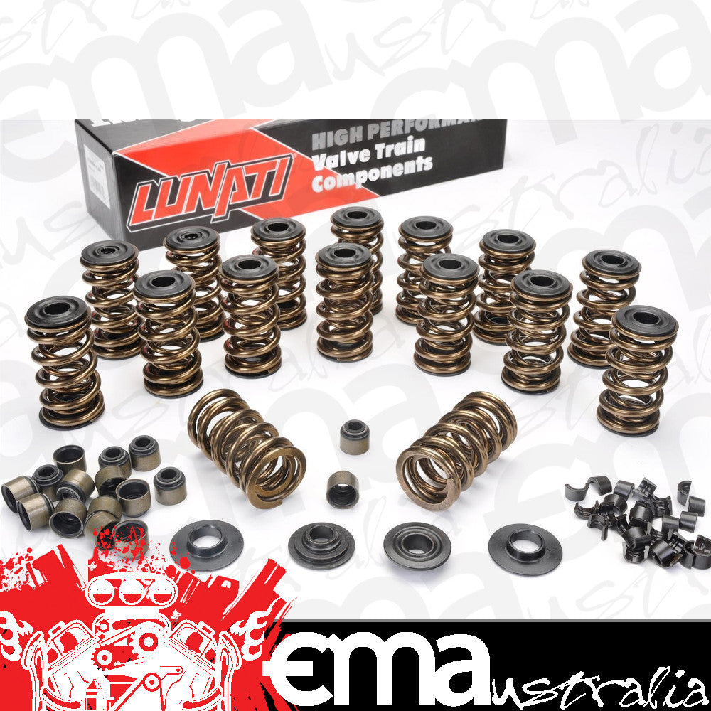 Lunati Voodoo LT73815K3 Single Valve Spring & Retainer Kit 1.5"O.D. 342 lbs/in