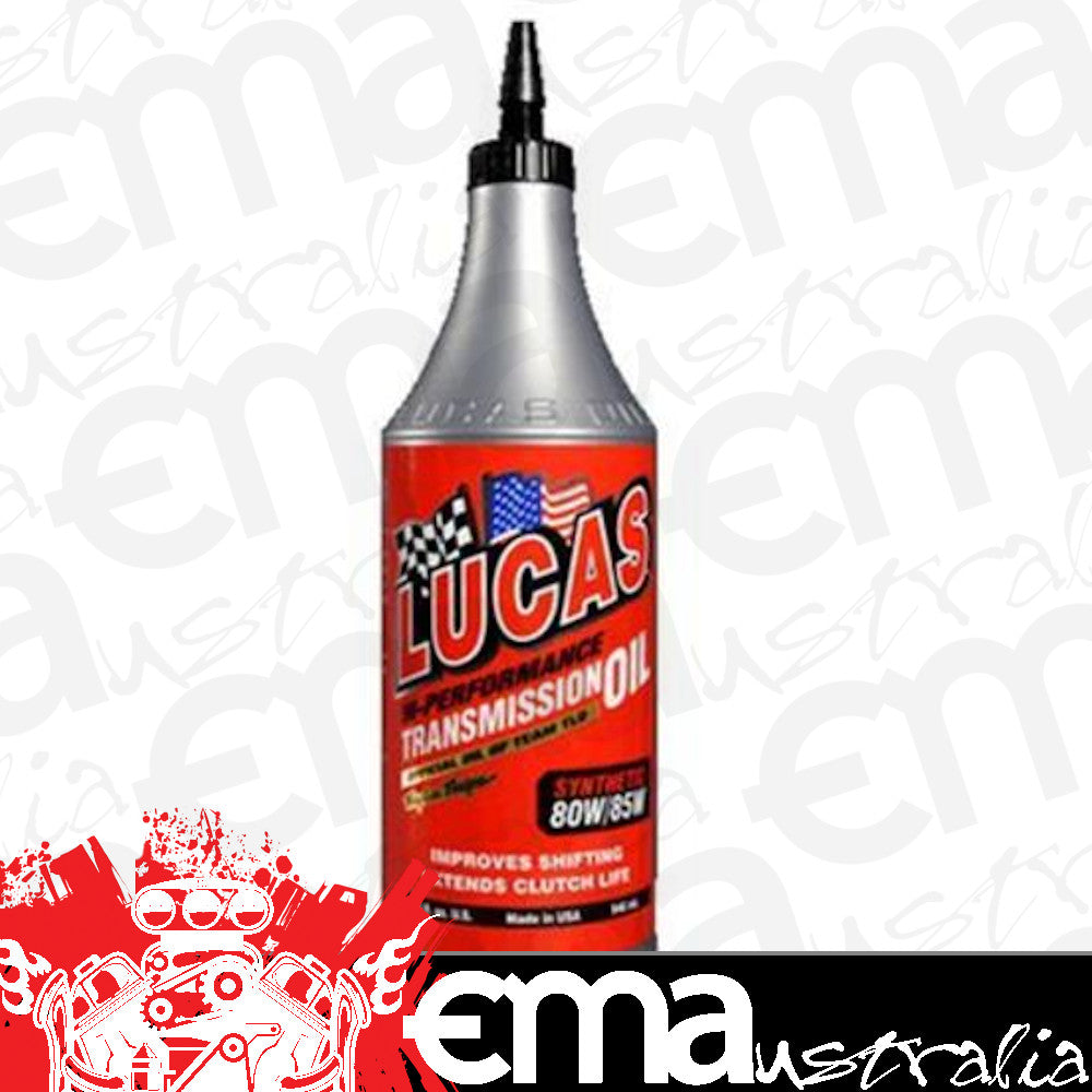 Lucas Oils LUS-10778 Synthetic SAE 80W-85 Trans Oil 1 Quart
