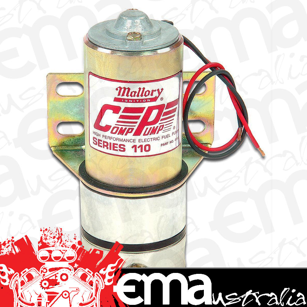Mallory Ignition MA-4110 Mallory Universal Pro Comp 110 Series Fuel Pump 110 Gph @ 7 Psi