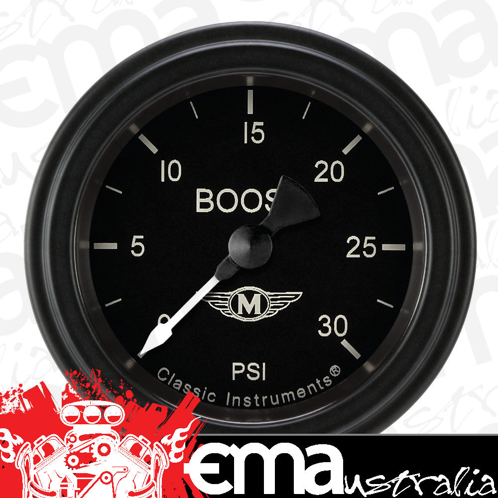 Classic Instruments MA142BLF Moal Bomber 2-1/8" Full Sweep Electric Boost 30ps