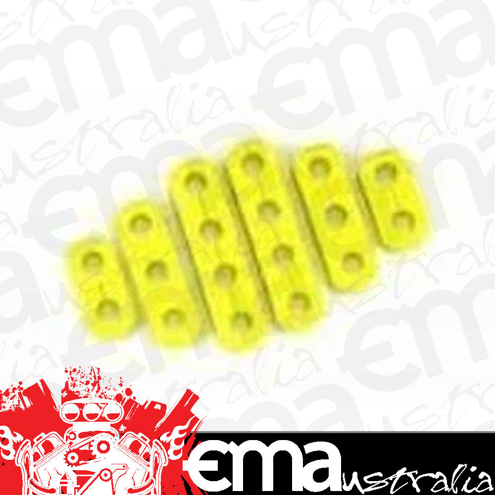 Universal 7-9mm Plug Wire Diameter Wire Separator Set Yellow 2X4 Hole 2X3 Hole 2X2 Hole Mallory Ignition MA29100