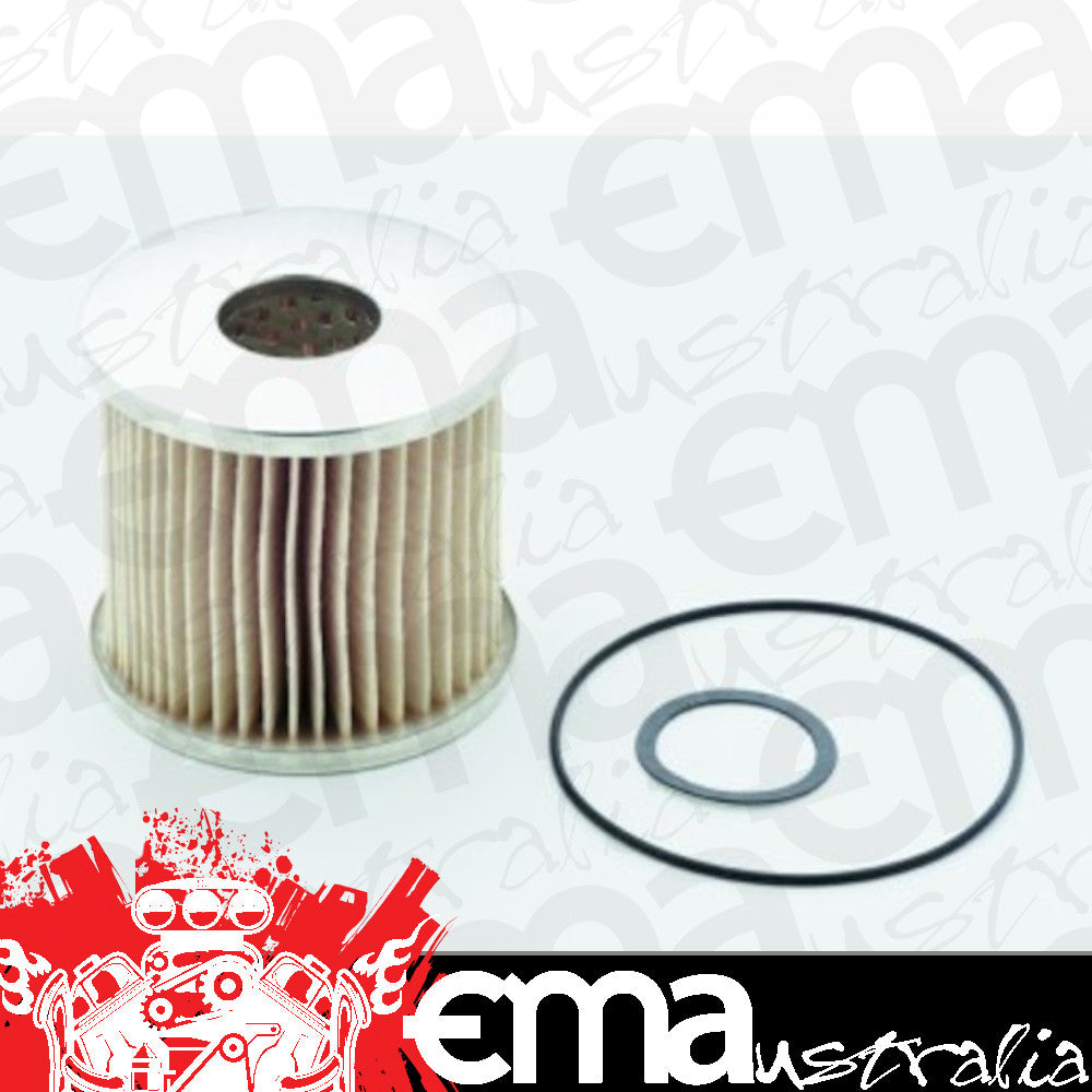 Mallory Ignition MA3141 Mallory Replacement 40 Micron Fuel Filter Element suit 3140 & 3500 Assembly Incl O-Rings