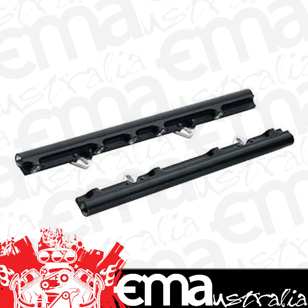 Mallory Ignition MA4303M Mallory Billet Alloy Efi Fuel Rails Ford Windsor 5.0/5.8L V8 Black