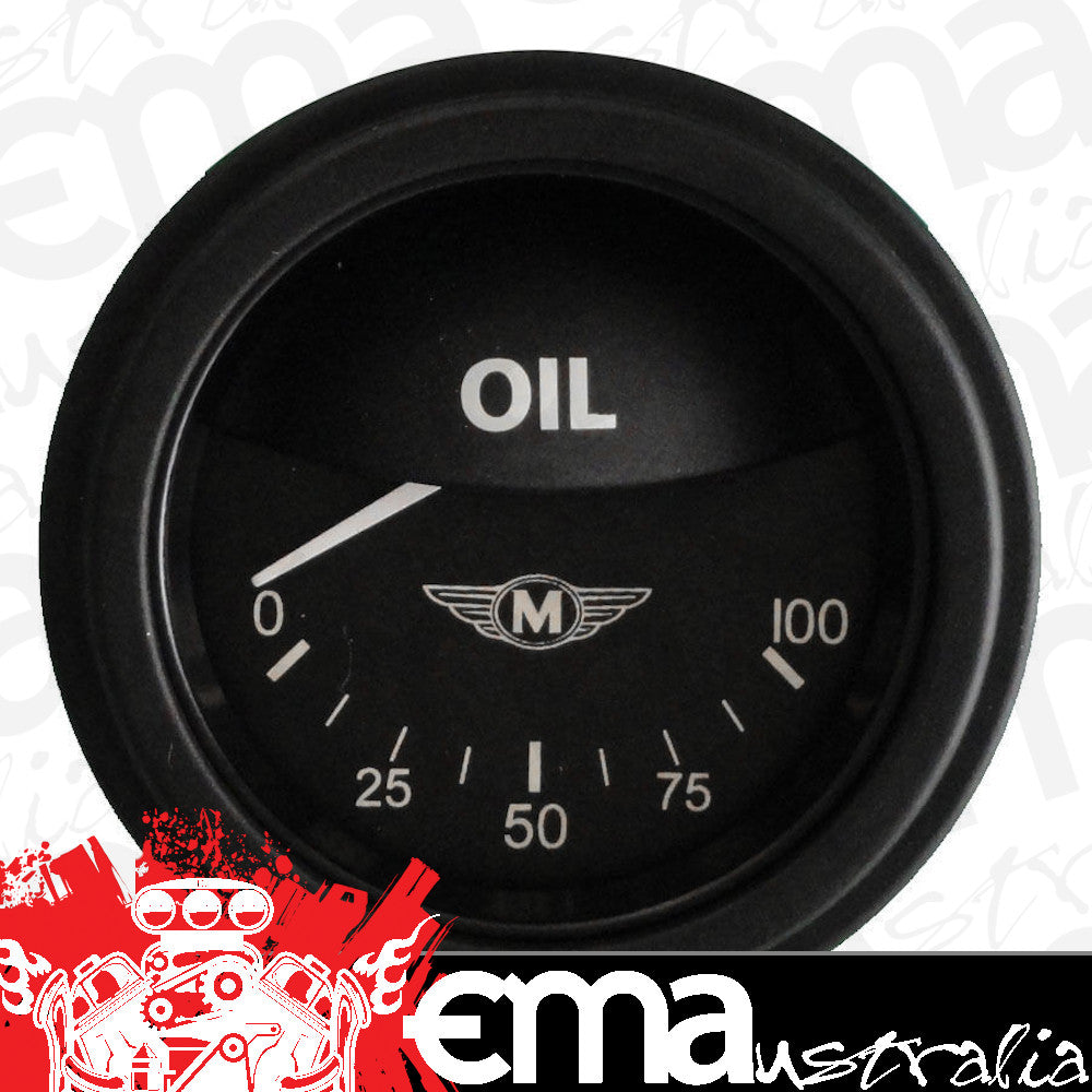 Classic Instruments MA81BLF Moal Bomber - Oil Pressure Gauge 2-1/8"
