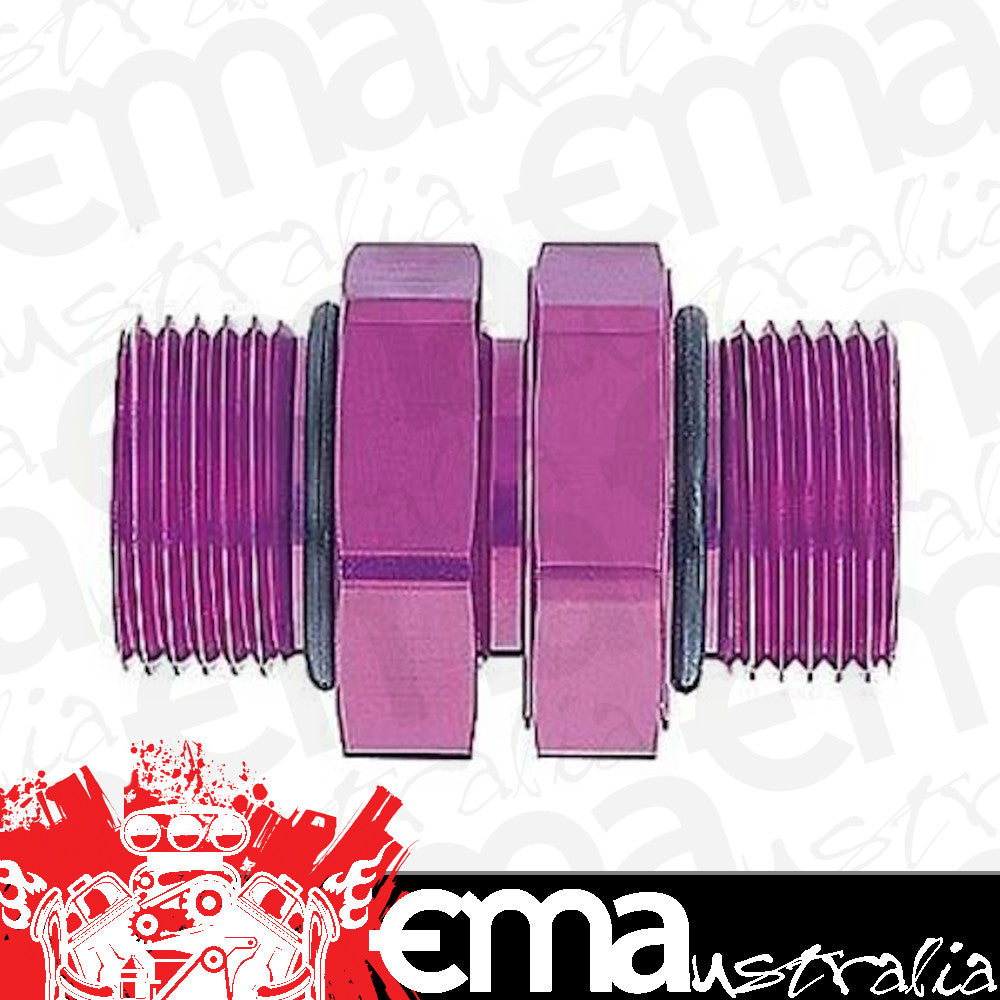Magnafuel | MAG-MP-3011 | 10 Orb To -10 Orb Coupler Fitting Alloy Purple