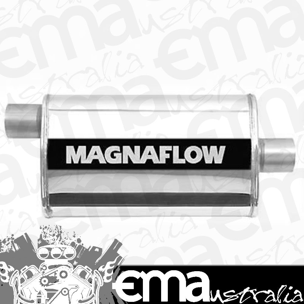 Magnaflow | MF14324 | Polished Stainless Steel Muffler 2" Offset In Centre Out 20"