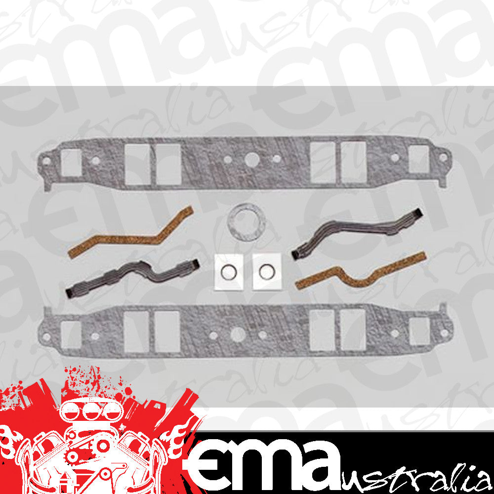 Chevy small block Gen I 262-400 c.i.d. V8 Chev Sb Intake Gasket Set 2.00" X 1.25" Port 0 Mr Gasket MG101B
