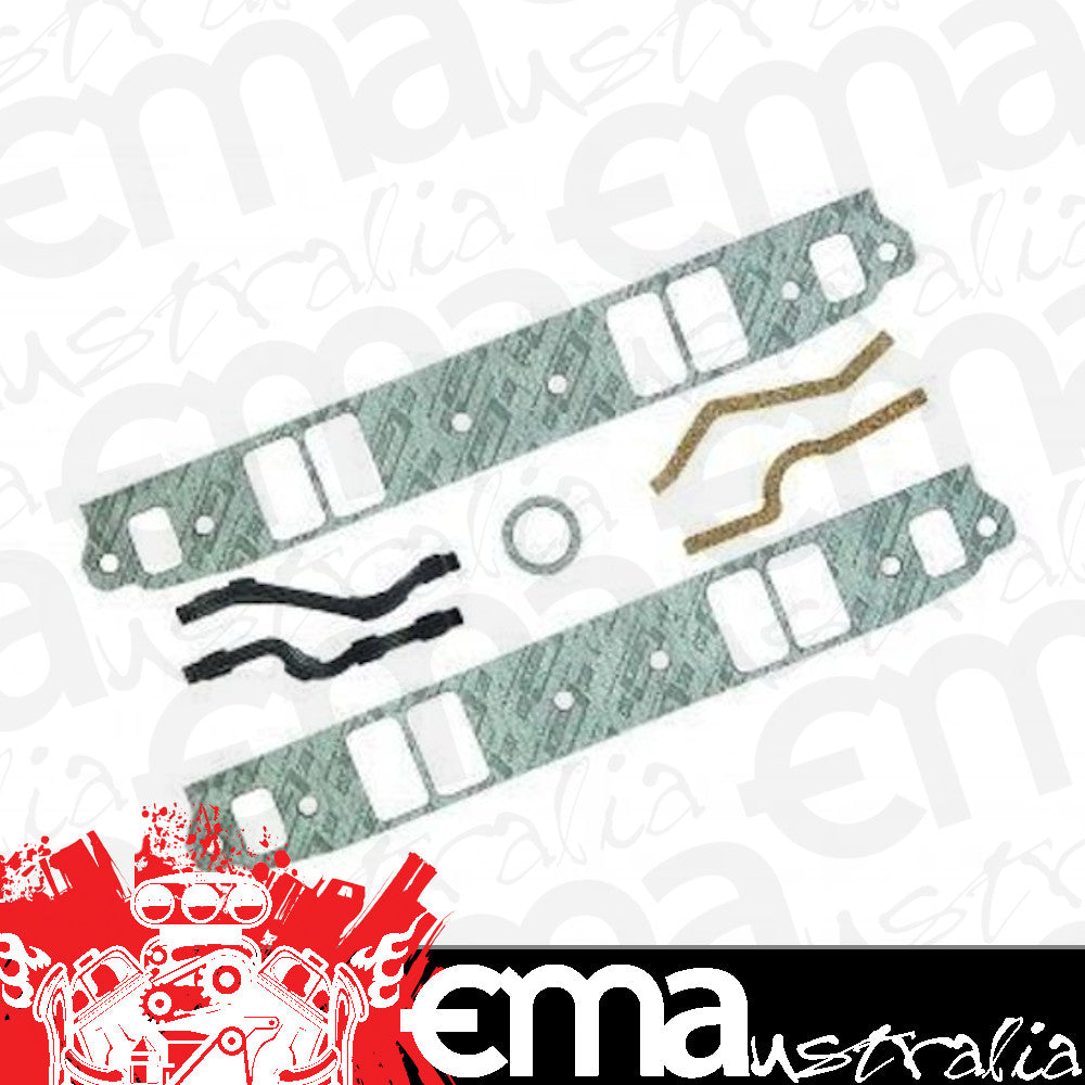 Mr Gasket MG102 Intake Manifold Gaskets Suit Chev Sb 1.31"W X 2.19"H 1955-91