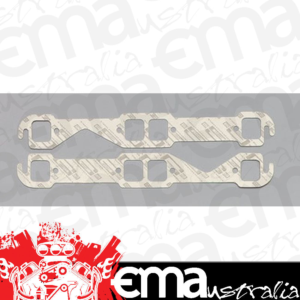 Mr Gasket | MG150A | Exhaust Gasket Set Suit Chev Sb V8 1955-91 1.45"W X 1.55"H