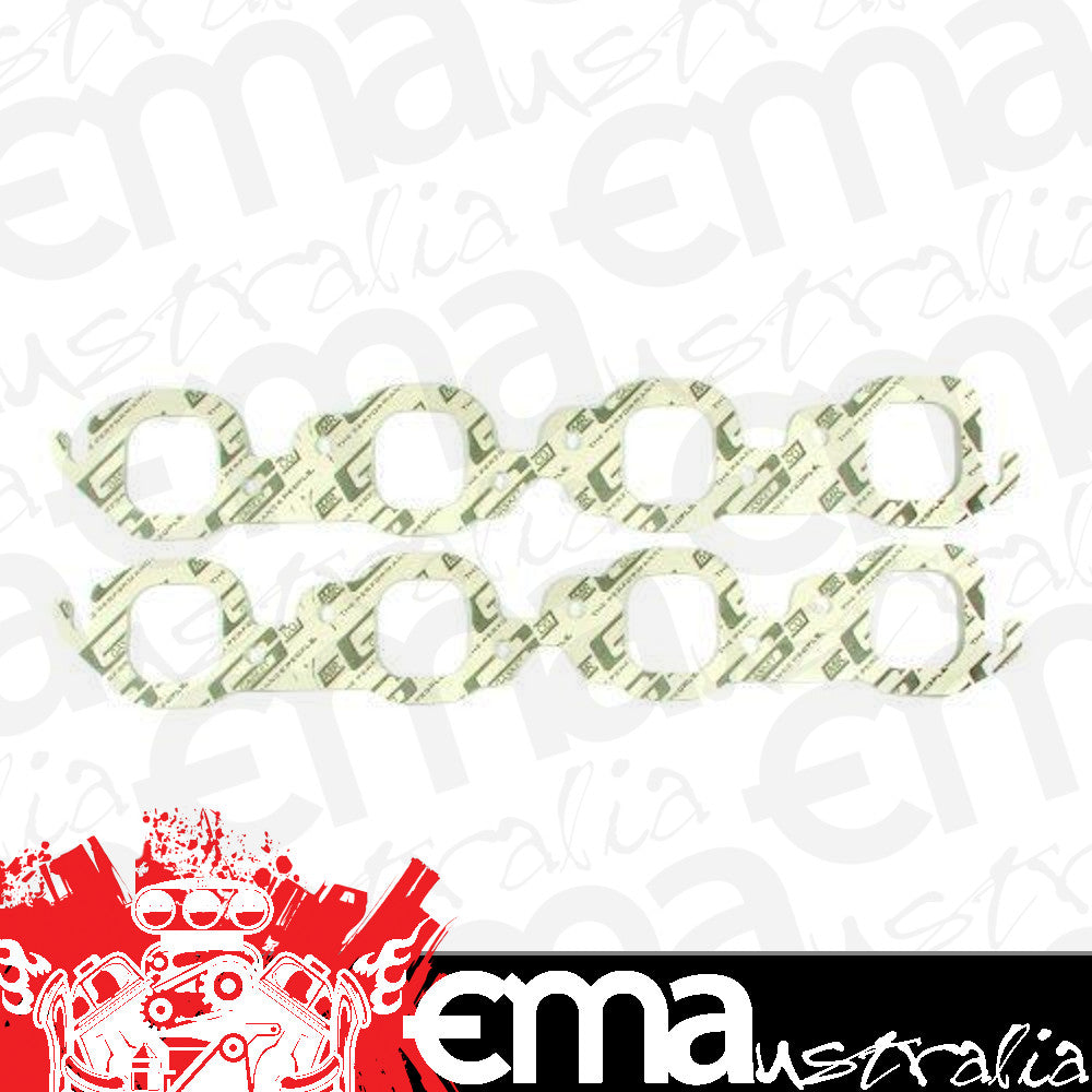 Chevy big block Mark IV 396-454 C.I.D. & Gen V/VI 454 C.I.D. V8 1965-99 with Cast Exhaust Gasket Set Suit Chev Bb W/ Dart World Heads Mr Gasket MG153