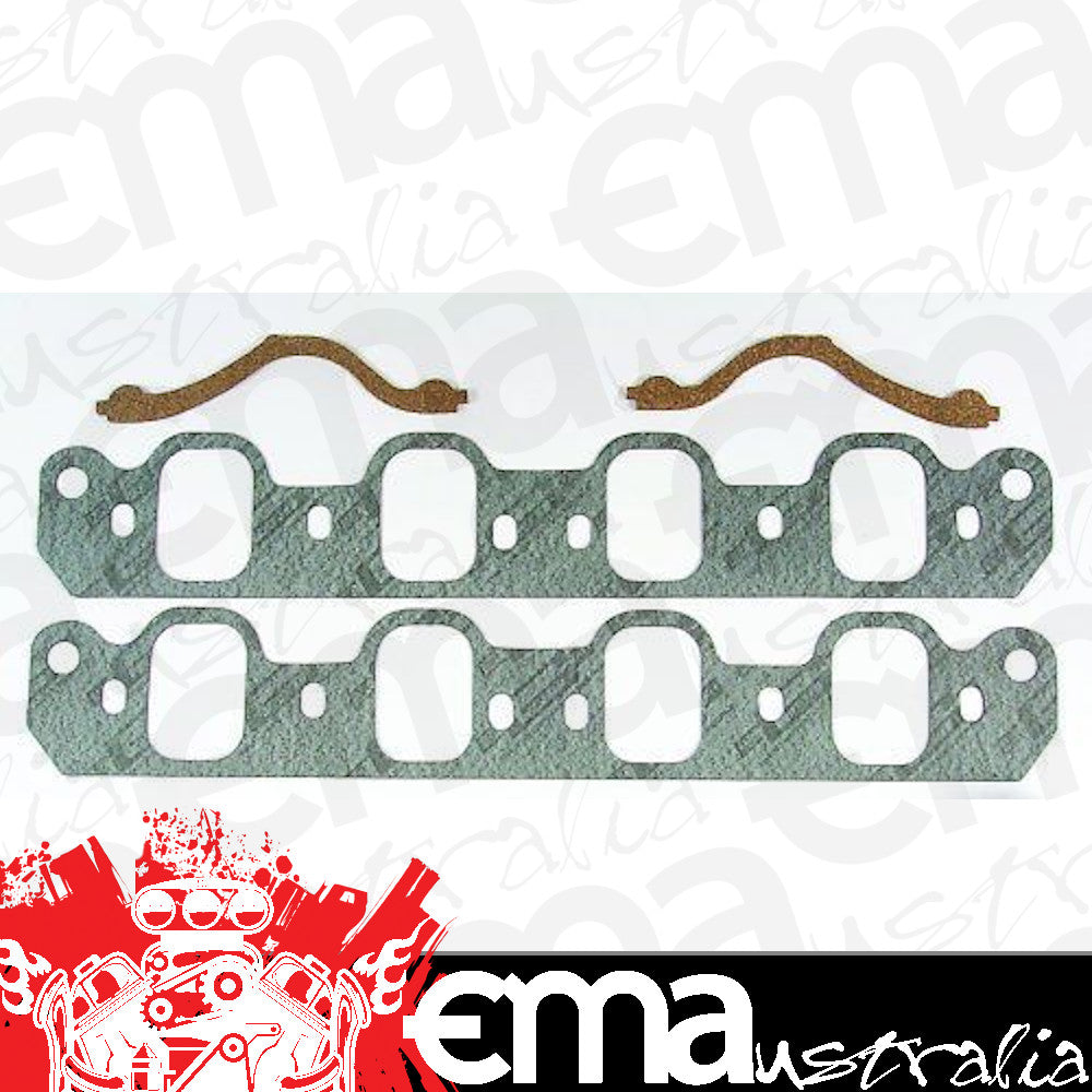 Mr Gasket MG214 Intake Gasket Set Suit Ford 351C 1970-74 1.83"W X 2.66"H