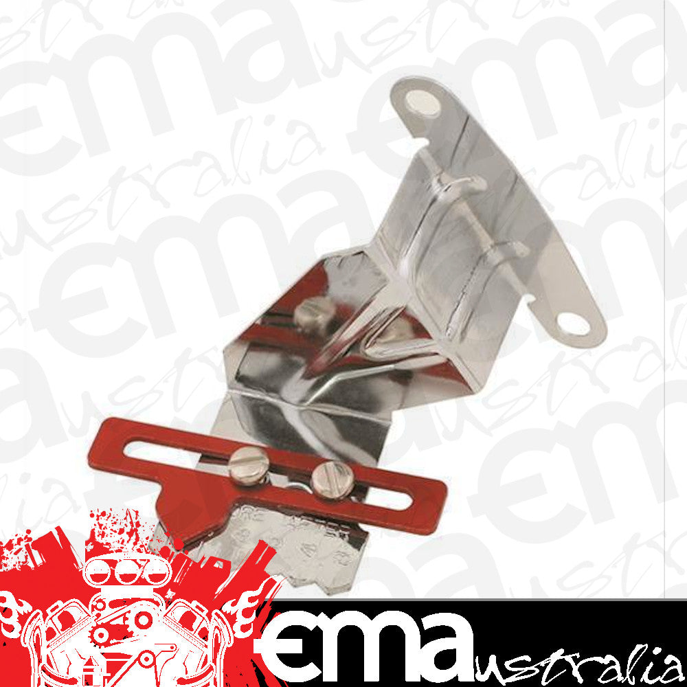 Mr Gasket MG4597 7" Chrome Plated Timing Tab Adjustable Pointer Suit Chev Sb V8