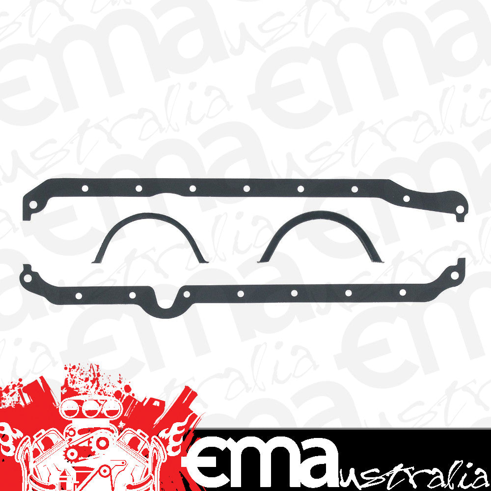 Chev Small Block Gen I 5.0L/5.7L 1986-On Gasket Material: Rubber with steel core Sb Ultra Seal Oil Pan 1 Pce Seal Mr Gasket MG5885