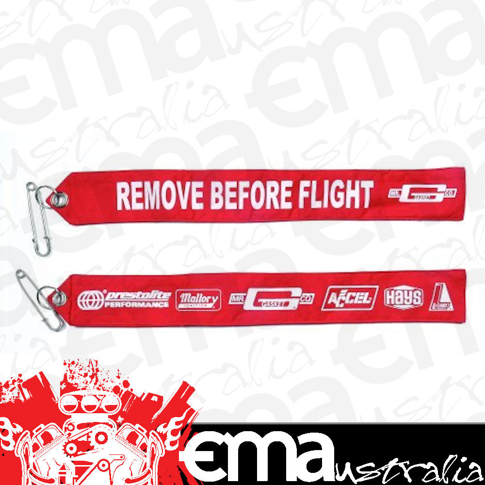 Mr Gasket MG6001 Parachute Safety Flag "Remove Before Flight"