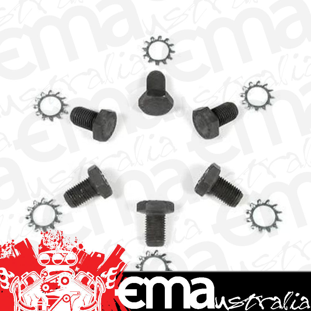 Chev Small Block Gen I 265-400 CID & Chev Big Block Mark IV 396-454 CID V8 Flexplate Bolts 7/16"-20Rh X.680" (Set Of 6) Mr Gasket MG6710