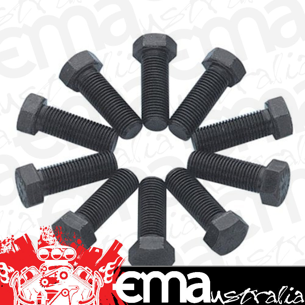 Mr Gasket MG908 Ring Gear Bolts 7/16"-20 X 1-1/4" Lh (10Pk) (Suit Gm)