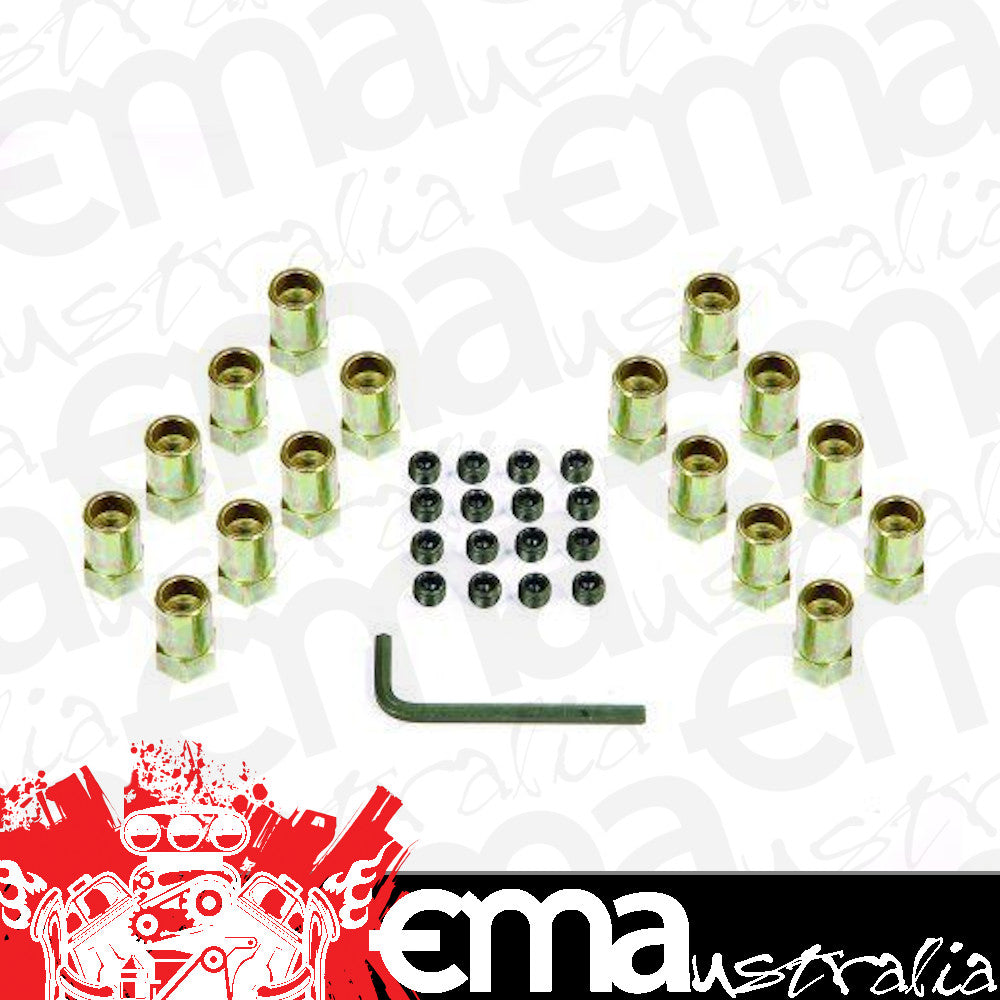 Mr Gasket MG920 Sure-Lock Rocker Arm Nuts .603" Shank Od 3/8" Stud