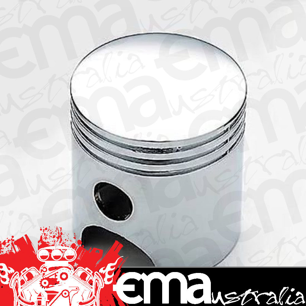 Universal - Thread on 1/2-20 in., 3/8-24 in., 3/8-16 in., 5/16-18 in Chrome Piston Style Shift Knob Mr Gasket MG9625