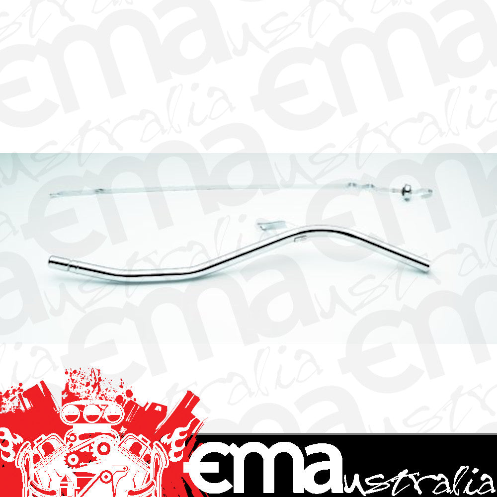 Mr Gasket MG9765 Chrome Automatic Dipstick & Tube (Suit Gm Th400)