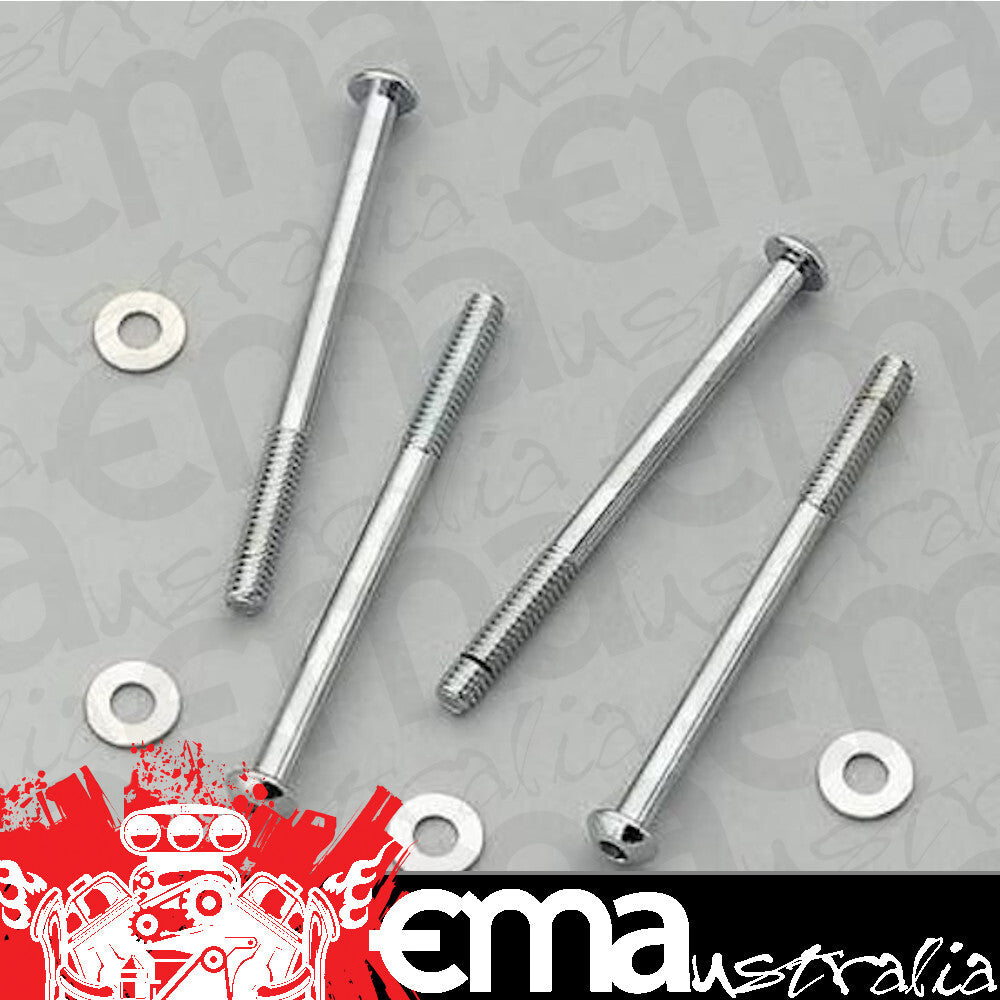 Mr Gasket MG9822 Chrome Button Head Valve Cover Bolts Chev Sb 1/4"-20Mm