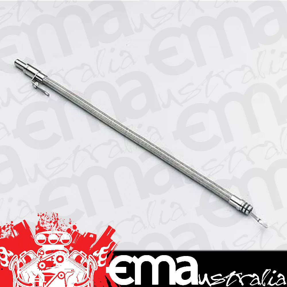 Milodon | MIL22120 | S/S Braided Transmission Dipstick Gm Turbo 400 Trans