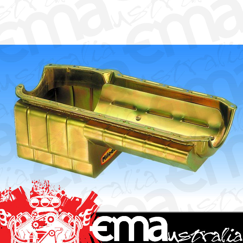 Milodon MIL31167 Chev Small Block 262-400 Gold Iridite 5 Quart Drag Pan