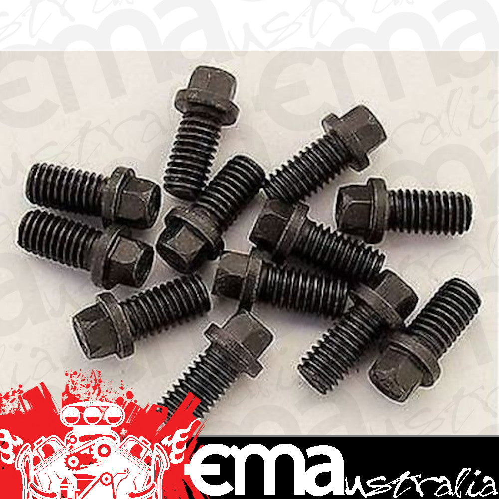 Milodon MIL84542 Hex Head 3/8"-16 x 1.000" U.H.L. Header Bolts