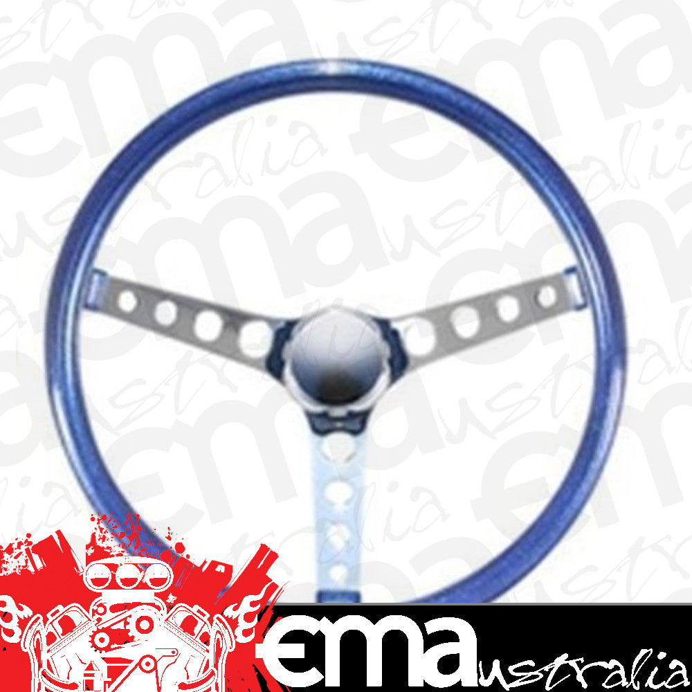 Mooneyes MNGS280CMBL Moon 15 Blue Flake S/Wheel