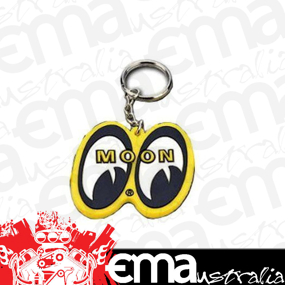 Mooneyes | MNMKR026 | Keychain Yellow w/ Eye Shaped Logo