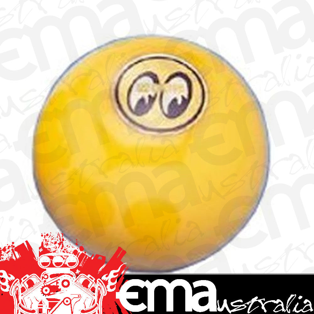 Mooneyes MNMP021YYL Large Yellow Gear Shift Knob w/ Moon Logo