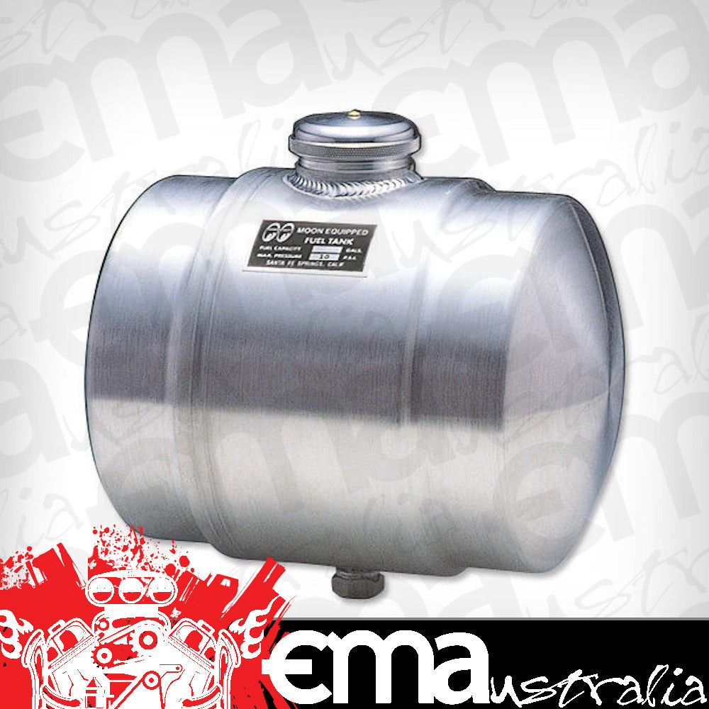 Mooneyes MNMP500 Aluminium Jr Dragster Fuel Tank 2 Gal 7.6 L 10" L x 8.5 Dia
