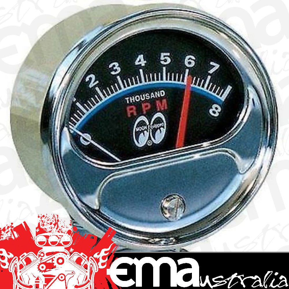 Mooneyes MNMPG5000TM Original 3-3/4" Tachometer 0-8000Rpm