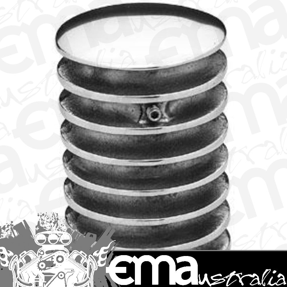 Mooneyes MNOBCOIL Finned Coil Cover Slips Onto Round ConVentional Coils