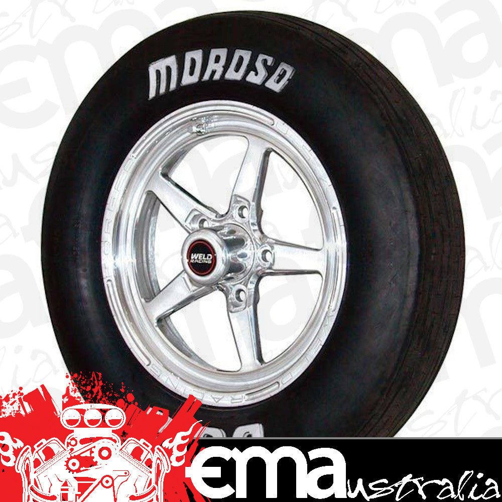Moroso MO17026 Tyre DS-2 Front 26 X 4.5-15 Bias-Ply Solid White Letters (each)