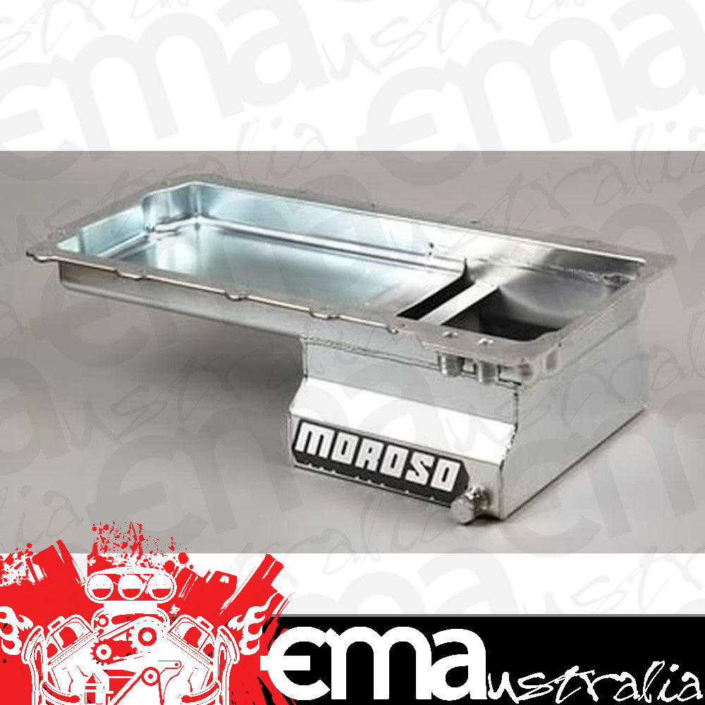 Moroso MO20140 GM LS Series Street/Strip 7 Quart (6.62L) Oil Pan 6" Deep Baffled