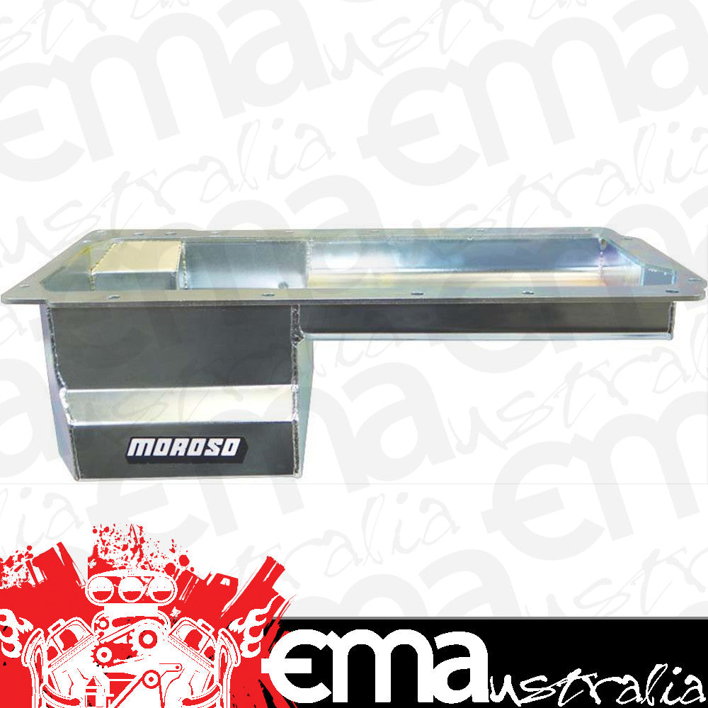 Moroso MO20148 GM LS Camaro Road Race Oil Pan 6" Deep 7 Quart (6.62L) Rear Sump Conversion