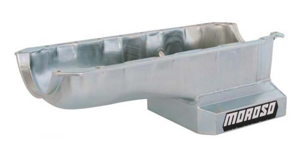 Moroso MO20401 Chev BB Oil Pan Street/Strip 7 Quart (6.62L) Zinc