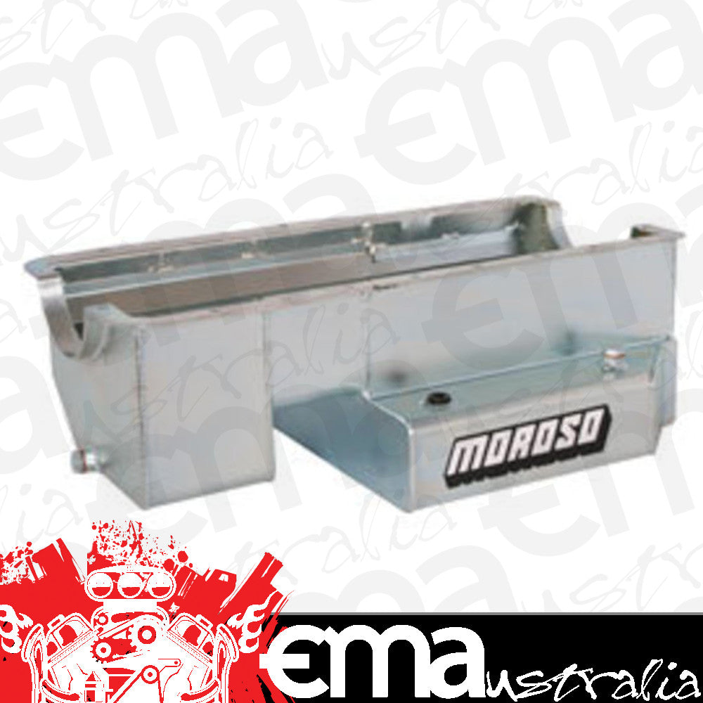 Moroso MO20522 Ford 351W Wet Sump Oil Pan Front Sump 7-1/2" Deep