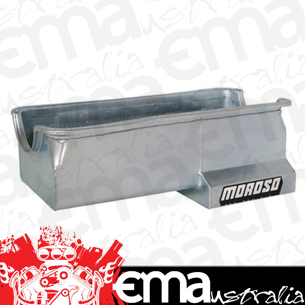 Moroso MO20614 Ford BB 429-460 V8 Drag Race Oil Pan 8.5" Deep 7 Quart (6.62L)
